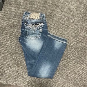 Miss Me Jeans- size 26 signature cropped